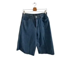 【ショコラフィネローブ】ハーフパンツ/デニム/大きめ 短パン