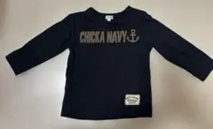 【ほぼ新品・水通しのみ】CHICKA NAVY ネイビー 長袖Tシャツ