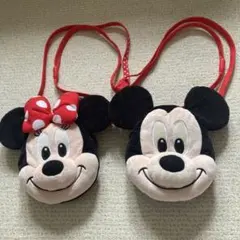 『s様専用』 ミッキー・ミニー 顔型ポーチ 2個セット