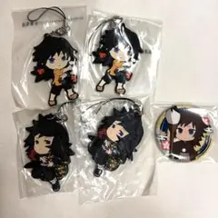 鬼滅の刃　冨岡義勇 一番くじ ラバーストラップ 缶バッジセット