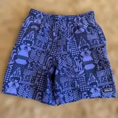 patagonia ネイビー グラフィックハーフパンツ S