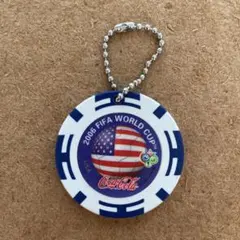 2006 FIFA ワールドカップ コカコーラ 公式 キーホルダー カジノチップのサムネイル