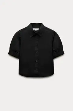 ZARA ZW COLLECTION クロップドシャツ