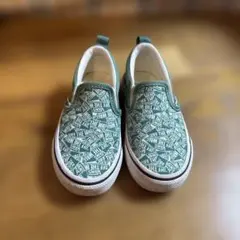 Vans グリーンスリッポン　15センチ