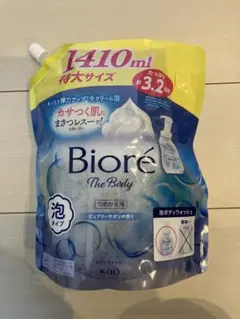 ビオレ ザ ボディ 泡タイプ ピュアリーサボンの香り つめかえ用(1410ml)のサムネイル