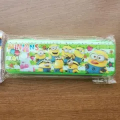 ミニオンズ 筆箱セット グリーン　鉛筆 消しゴム