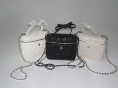 andwang petit ribbon vanity bag アイボリー - メルカリ