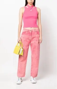 【美品】MSGM レディースデニム　ピンク　size40のサムネイル