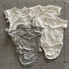 UNIQLOベビーメッシュ肌着 前開き60サイズ　4枚セット