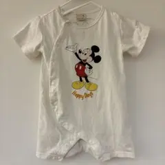 petit main ミッキー ロンパース 70cm