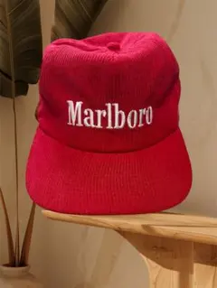 80s-90s Marlboro コーデュロイキャップ　マルボロ