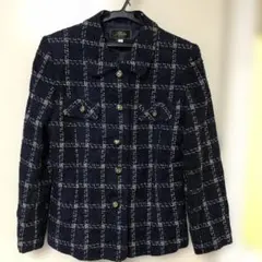 Plata ジャケット 11AR ネイビー/ツィード　フォーマル