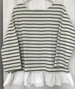 SEASON REASON ストライプ長袖Tシャツ M