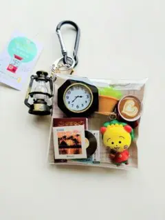 ガチャ詰めポーチ　昭和の頃　和　まんじゅうコジコジ　キャンディバッグキーホルダー