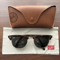 新品 Ray-Ban クラブマスター 51▫︎21 べっ甲×金 グリーン - メルカリ