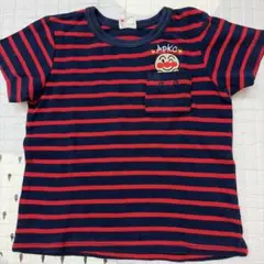 アンパンマン ボーダー ポケットTシャツ 100