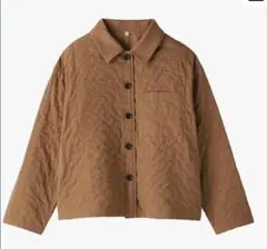 無印良品　ワンオーナー　美品『カポック混　二重ガーゼ　キルトジャケット』