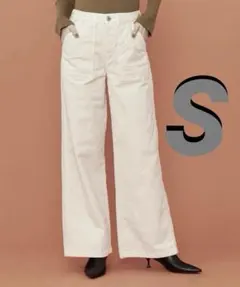 【SOMETHING】BODYFIRE ワイドベイカーパンツ(コーデュロイ/暖)