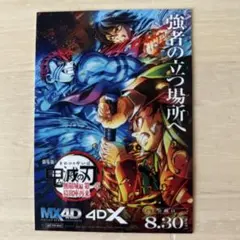 鬼滅の刃 無限列車編 4DX ポストカード