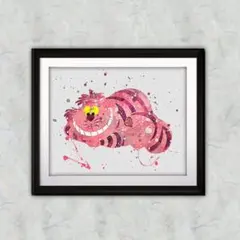 ディズニーリゾート・不思議な国のアリス・ディズニーランド・チェシャ猫・額縁付