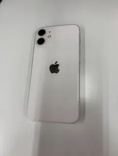 【Apple iPhone 12mini】ホワイト 本体　カバー付