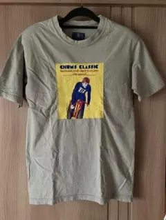 ［CHUMS］Tシャツ/M/薄緑色