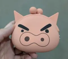 ぶりぶりざえもん　シリコンがま口　小銭入れ　クレヨンしんちゃん