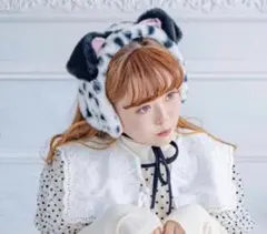 新品 kaho ディズニー 101匹わんちゃん 耳付きイヤーマフラー イヤマフ