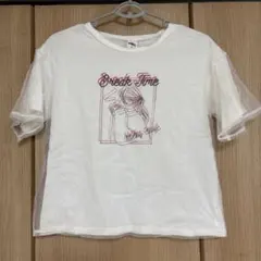 ナルミヤインターナショナル　ホワイト Tシャツ 子どもL（160サイズ）のサムネイル