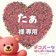 たぁ 様　専用ページ