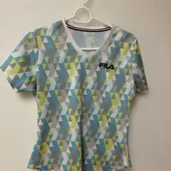 FILA 半袖 Tシャツ 幾何学模様 レディース Mサイズのサムネイル