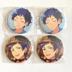 あんスタ 伏見弓弦 缶バッジ 4点 SHUFFLEコレ缶バッジ