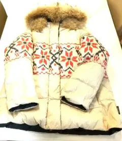 花柄 ダウンジャケット
