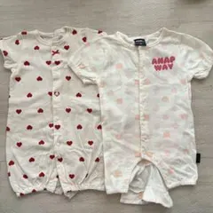 カバーオール　ロンパース　２枚セット