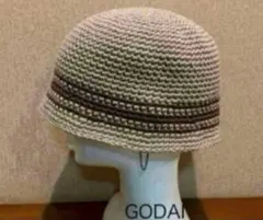 クラッシャーハット　ハンドメイド　コットン100% オールシーズン対応