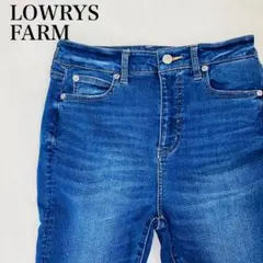 美品 LOWRYS FARM スキニーデニム ダークブルー 0801Bのサムネイル