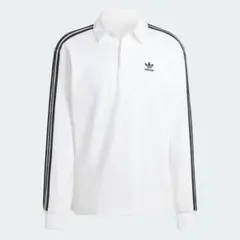 adidas アディカラーラグビーポロシャツ IZ2459 ホワイト XL 新品