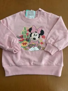 ミニーマウス トレーナー ピンク　90cm