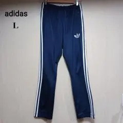 アディダスオリジナルス トラックパンツ Ｌネイビー ファイヤーバード 刺繍ロゴ