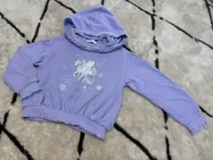 美品 メゾピアノ ユニコーン トレーナー 紫