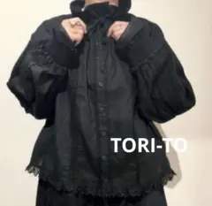 TORI-TO×BEAMSBOY　ギャザーエリスモック　ブラウスのサムネイル