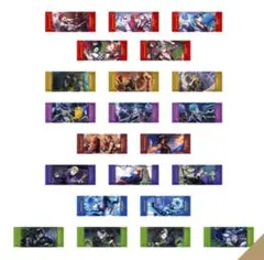 ツイステ 箔押しビッグクリアカードコレクション 未開封 5点 寮服