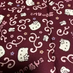 レア☆ハローキティ 生地 はぎれ 和柄☆レトロ
