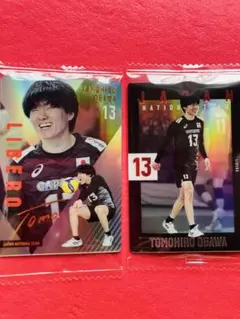 男子バレー日本代表 小川智大 2枚セット ツインウエハース2025