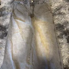 genzai ワイドデニムパンツ グレー