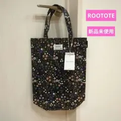 2026年　新品未使用♥ルートート　トートバッグ　ROOTOTE　花柄ネイビー