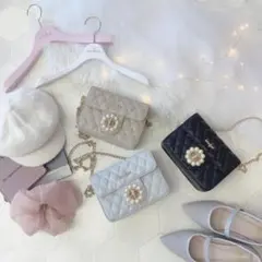 evelyn ノベルティバッグ アイスブルーのサムネイル