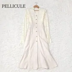 pellicule レースドッキング マーメイドワンピースドレス オケージョン
