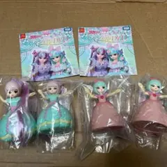 マクドナルド　ハッピーセット　ヘアアレンジ リカちゃん人形2種類 4体DVD2枚