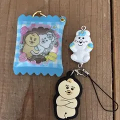 んぽちゃむ シャカシャカキーホルダー 水色 他のサムネイル